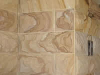 rockfaced block work